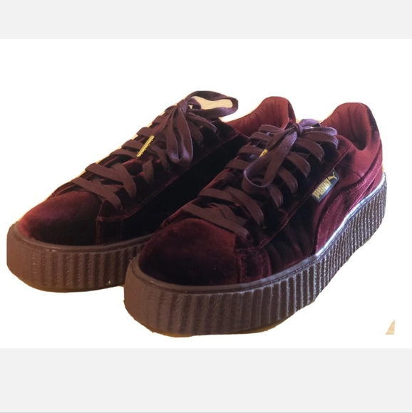 Puma Fenty Creepers Burgundy size 10 - Picture 1 of 5